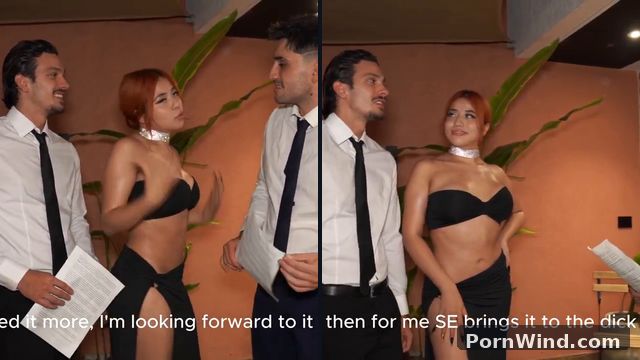 Celeste Alba Latina Redhead Babe Take 2 Cock In Her Wet Vagina At The Same Time DP Threesome