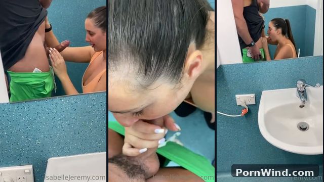 Isabelle Eleanore Sucking Off Husband In The Home Depot Public Toilet NEW PPV