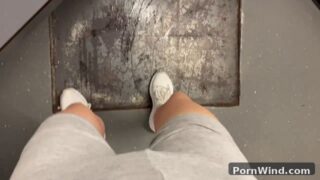 TheRealEmaLee Gym Blowjob Anal