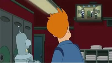 Futurama threesome in the shower