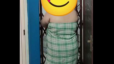 Indian housewife delivery boy dare 1. Towel dare.xxx