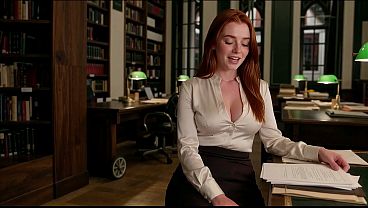 ourdream | POV: British Ginger Bridget Fucks Me In The Library