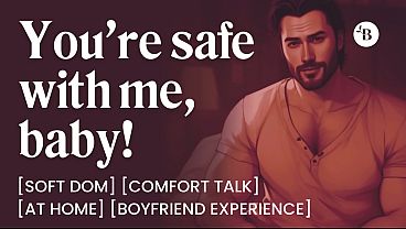 ASMR Male Voice: Soft Dom Boyfriend Comforts You During a Thunderstorm – Couple, At Home & Romantic – Erotic Audio Roleplay for Women