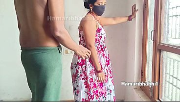 Indian Desi Bhabhi Gets Fucked Near the Window Then Hard Doggystyle Anal on Bed.